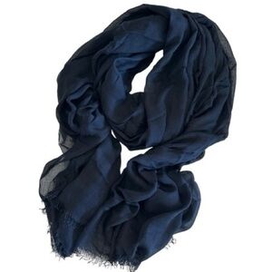 Tahari | Large Navy Scarf / Wrap / Shawl